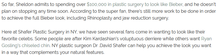 Superfan Spends $100,000 on Surgery