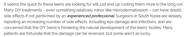 Teens Turning to DIY Plastic Surgery (Part 2)